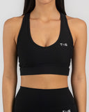 TNG Ribbed V-Cut Sport Bra