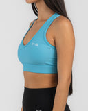 TNG Ribbed V-Cut Sport Bra