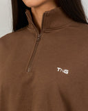 TNG Boxy Half Zip Sweater