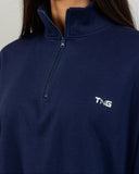 TNG Boxy Half Zip Sweater