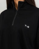 TNG Boxy Half Zip Sweater