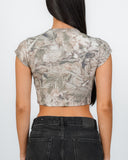 TNG Camo Crop Top