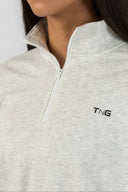 TNG Boxy Half Zip Sweater
