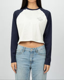 TNG T-Shirt Raglan Crop Top