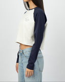 TNG T-Shirt Raglan Crop Top