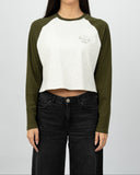 TNG T-Shirt Raglan Crop Top